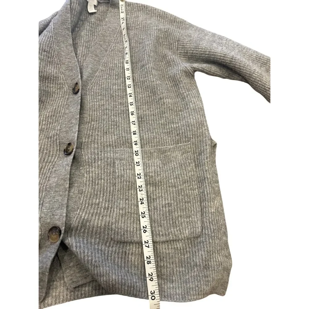 H&M angora like cozy oversized cardigan size small - Picture 6 of 8